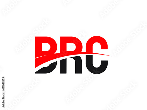 BRC Letter Initial Logo Design Vector Illustration