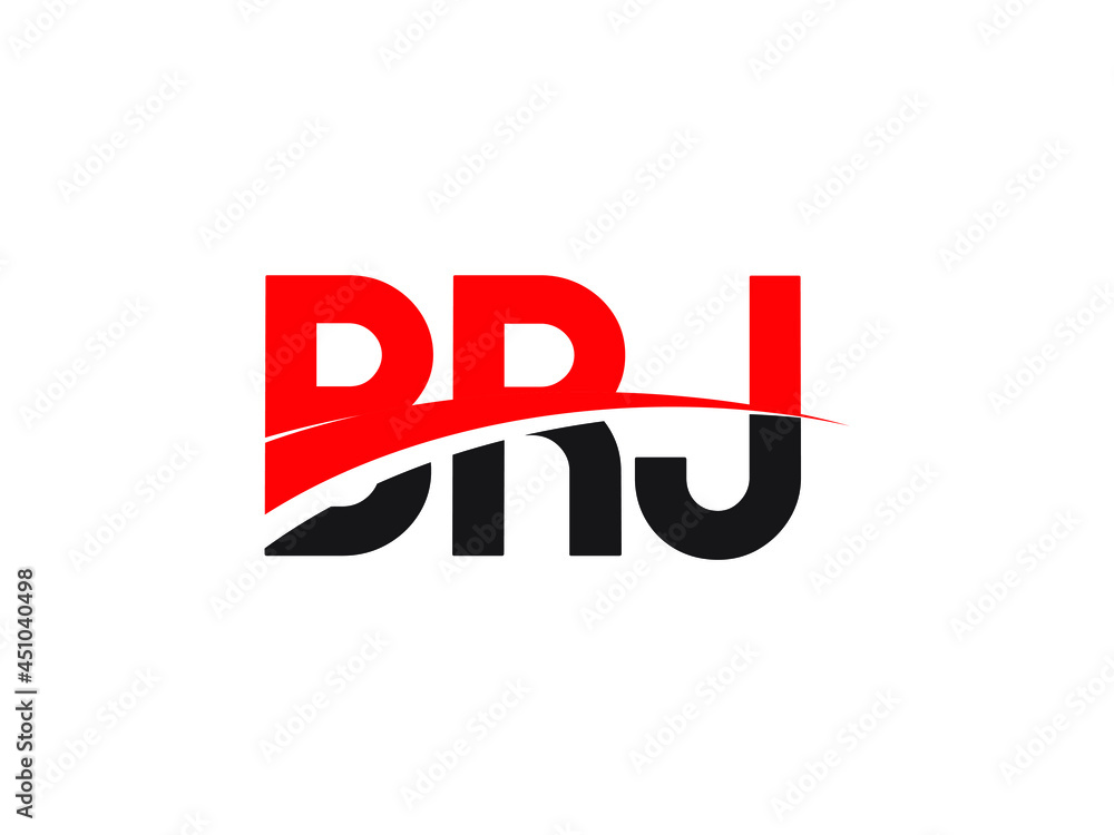 BRJ Letter Initial Logo Design Vector Illustration BRJ Letter Initial Logo Design Vector Illustration