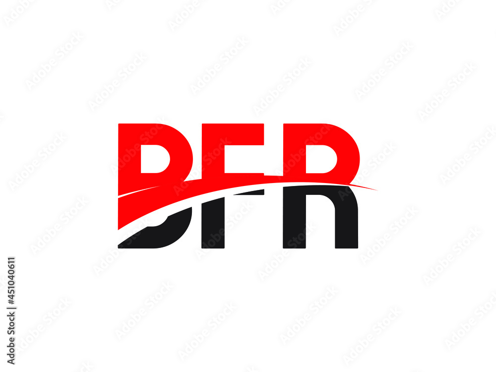 BFR Letter Initial Logo Design Vector Illustration BFR Letter Initial Logo Design Vector Illustration