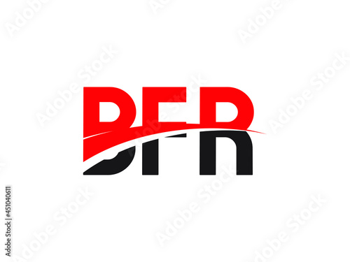 BFR Letter Initial Logo Design Vector Illustration photo