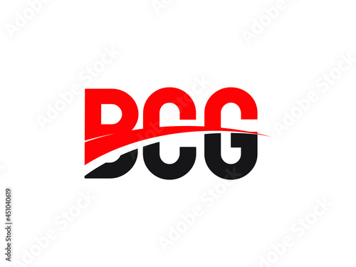 BCG Letter Initial Logo Design Vector Illustration