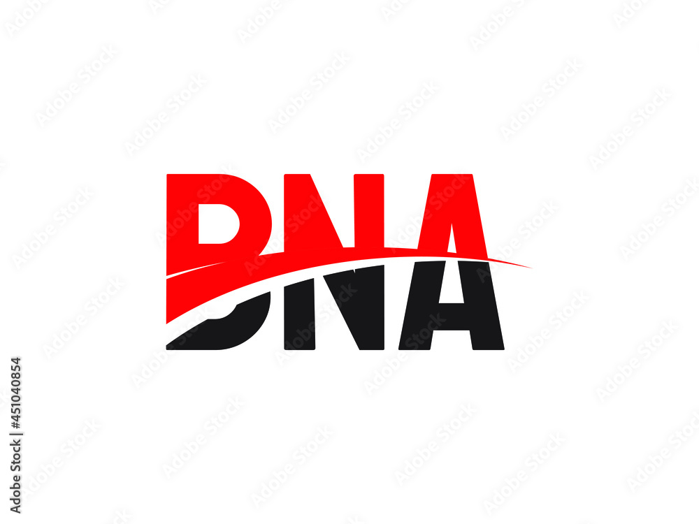 BNA Letter Initial Logo Design Vector Illustration BNA Letter Initial Logo Design Vector Illustration