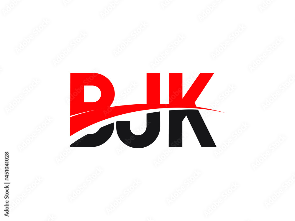 BJK Letter Initial Logo Design Vector Illustration BJK Letter Initial Logo Design Vector Illustration