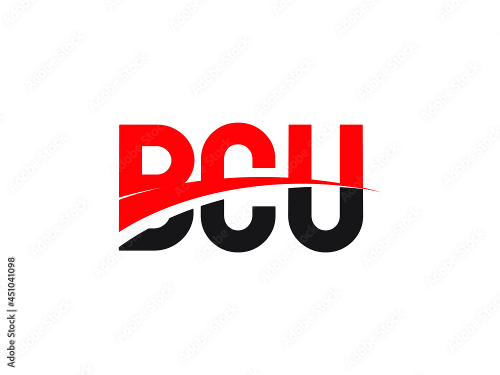 BCU Letter Initial Logo Design Vector Illustration BCU Letter Initial Logo Design Vector Illustration