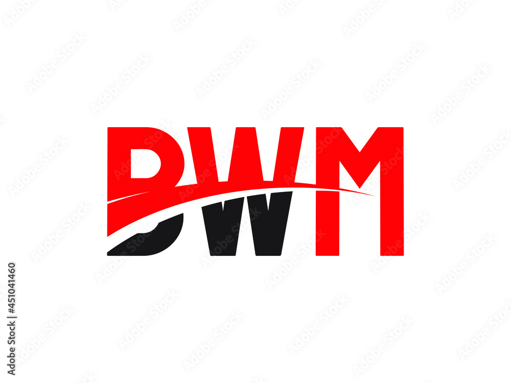 BWM Letter Initial Logo Design Vector Illustration BWM Letter Initial Logo Design Vector Illustration