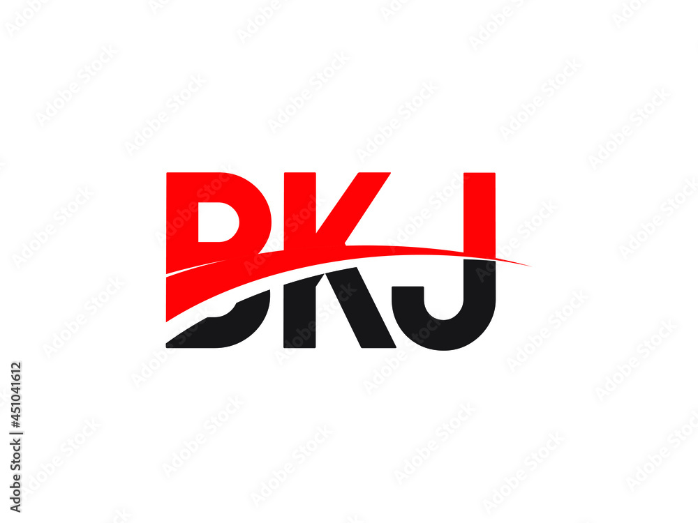 BKJ Letter Initial Logo Design Vector Illustration BKJ Letter Initial Logo Design Vector Illustration