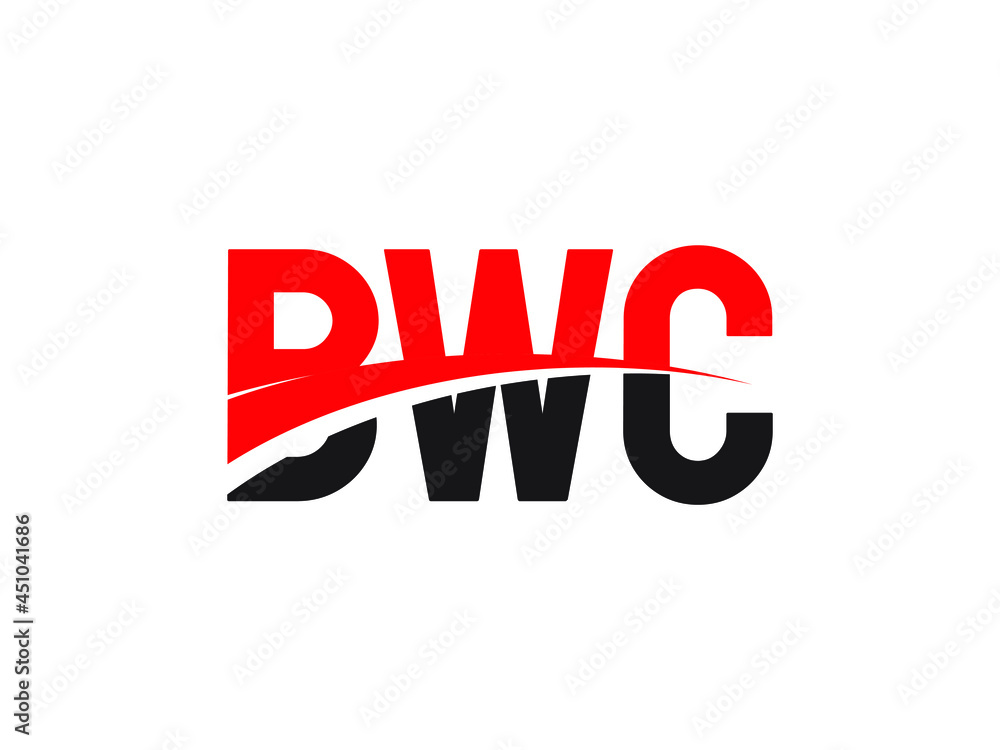 BWC Letter Initial Logo Design Vector Illustration BWC Letter Initial Logo Design Vector Illustration