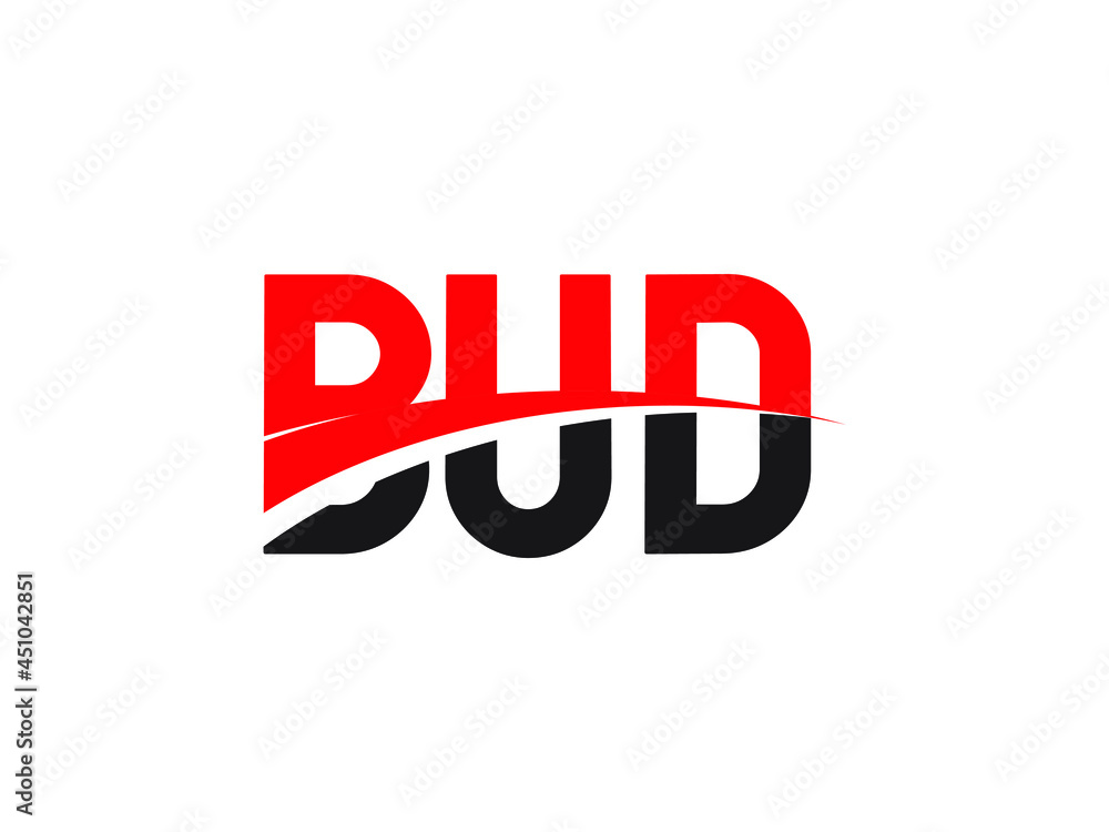 BUD Letter Initial Logo Design Vector Illustration BUD Letter Initial Logo Design Vector Illustration