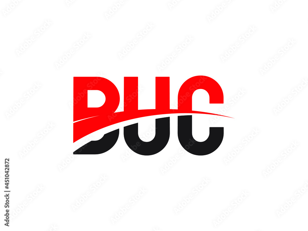 BUC Letter Initial Logo Design Vector Illustration BUC Letter Initial Logo Design Vector Illustration