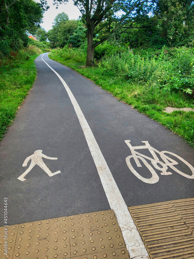 Obraz premium Cycle track path