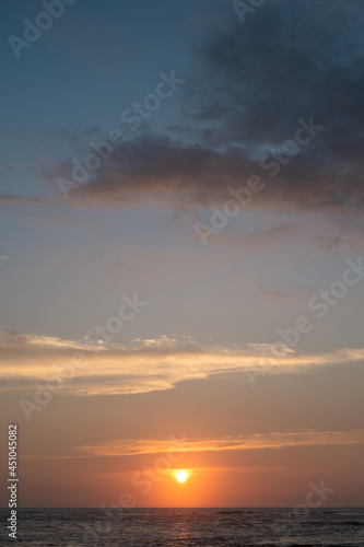 sunset over the sea © Liandro