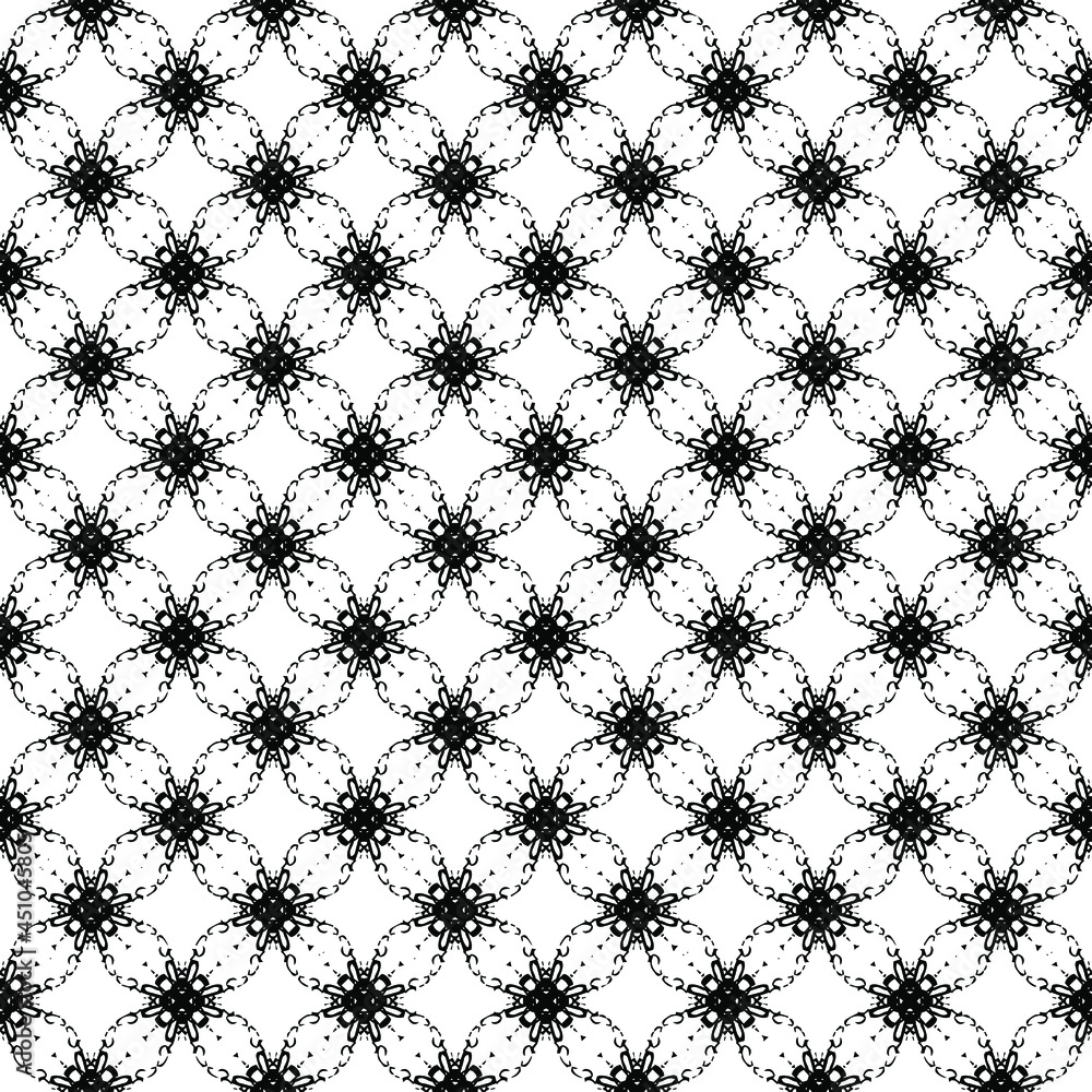 Black and white surface pattern texture. Bw ornamental graphic design. Mosaic ornaments. Pattern template. Vector illustration. Black and white surface pattern texture. Bw ornamental graphic design. Mosaic ornaments. Pattern template. Vector illustration.