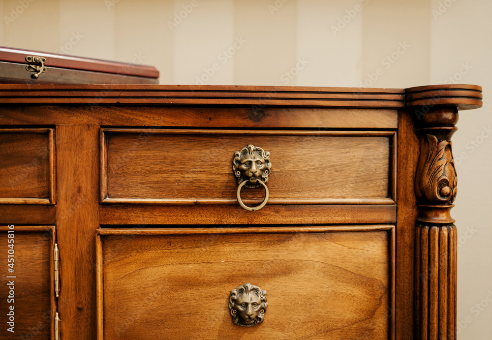 Fotografie Vintage cabinet with drawers