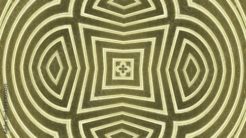 Golden labyrinth in the labyrinth