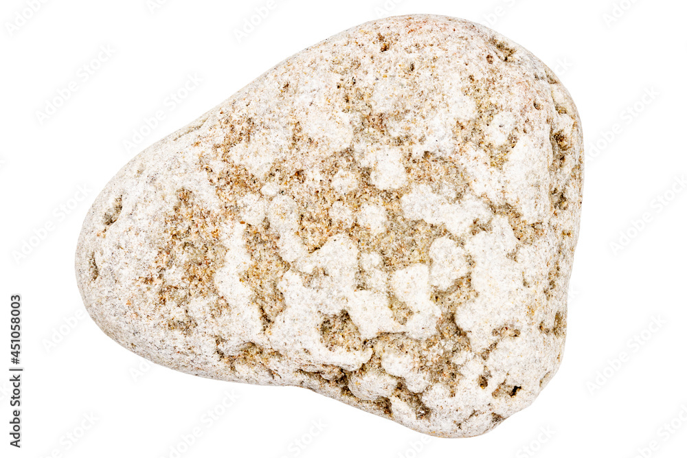 Obraz premium Single white pebble