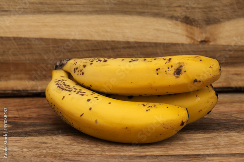 bunch of small bananas from Canary Islands, Spain