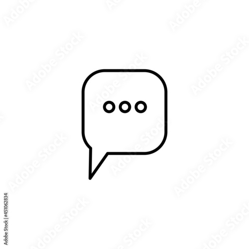 chat icon message chat icon ,vector, symbol, illustration