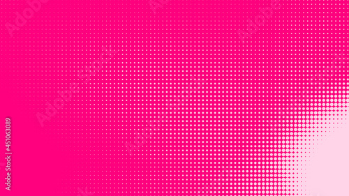 Dot pink pattern gradient texture background. Abstract illustration pop art halftone and retro style. creative design valentine concept,