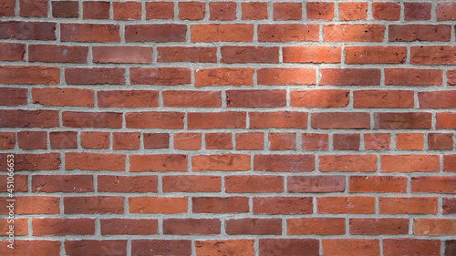 Background from red brick wall