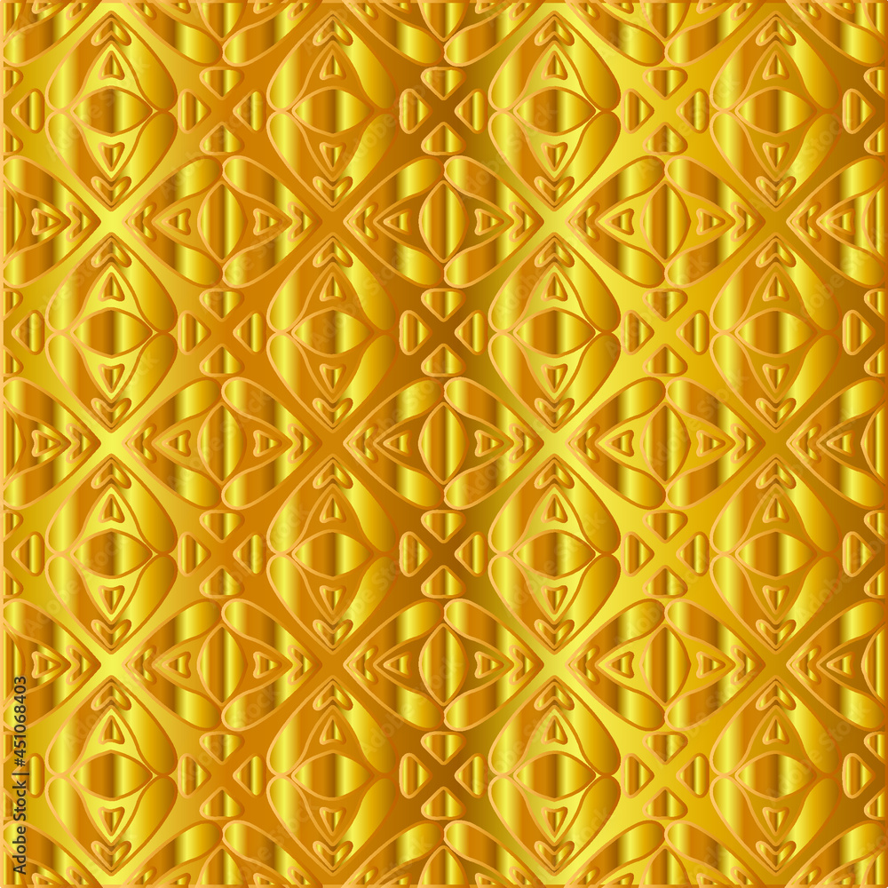 Geometric vector pattern with yellow and white gradient. gold ornament for wallpapers and backgrounds. Geometric vector pattern with yellow and white gradient. gold ornament for wallpapers and backgrounds.