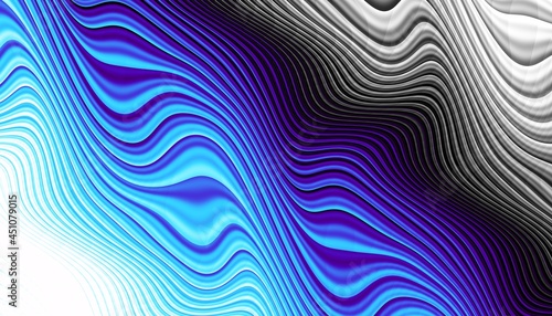 Wavy abstract futuristic background