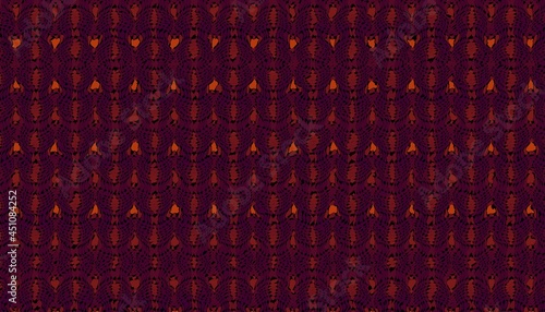 Abstract fractal pattern in afro style.