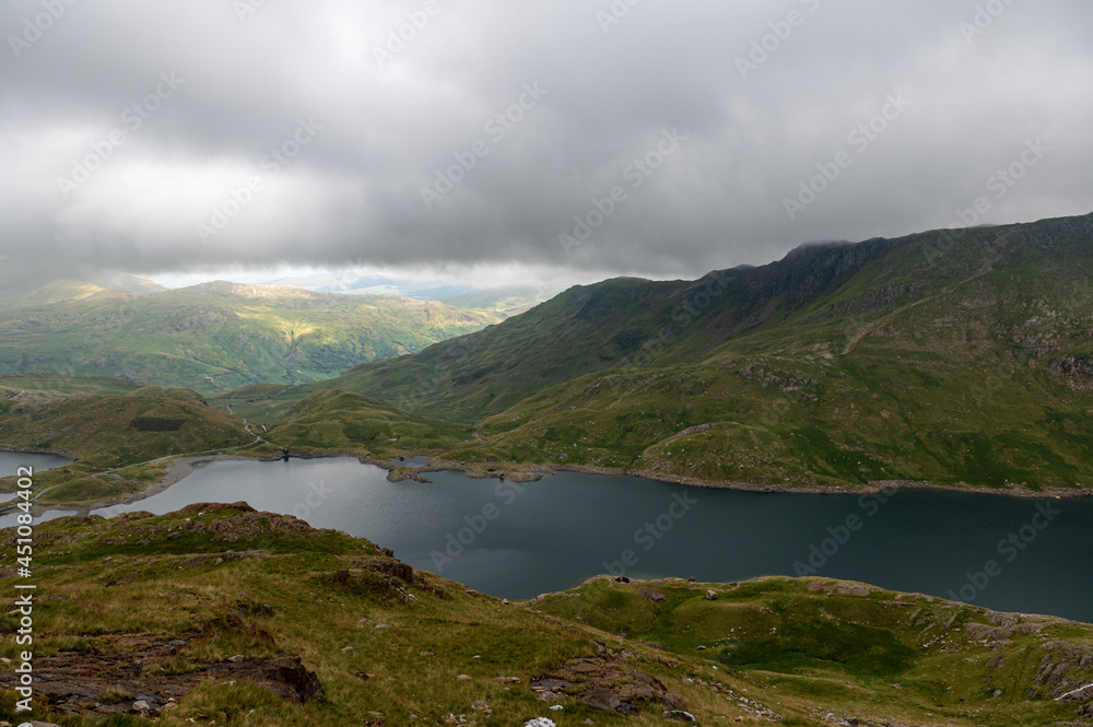 Snowdonia National Park in North Wales, UK