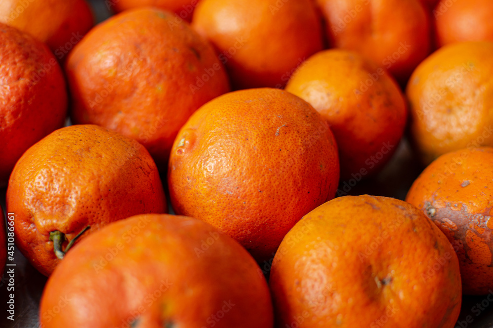 mandarinas orgánicas de la huerta