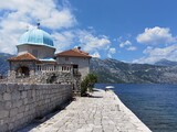 hot summer day in perast montenegro