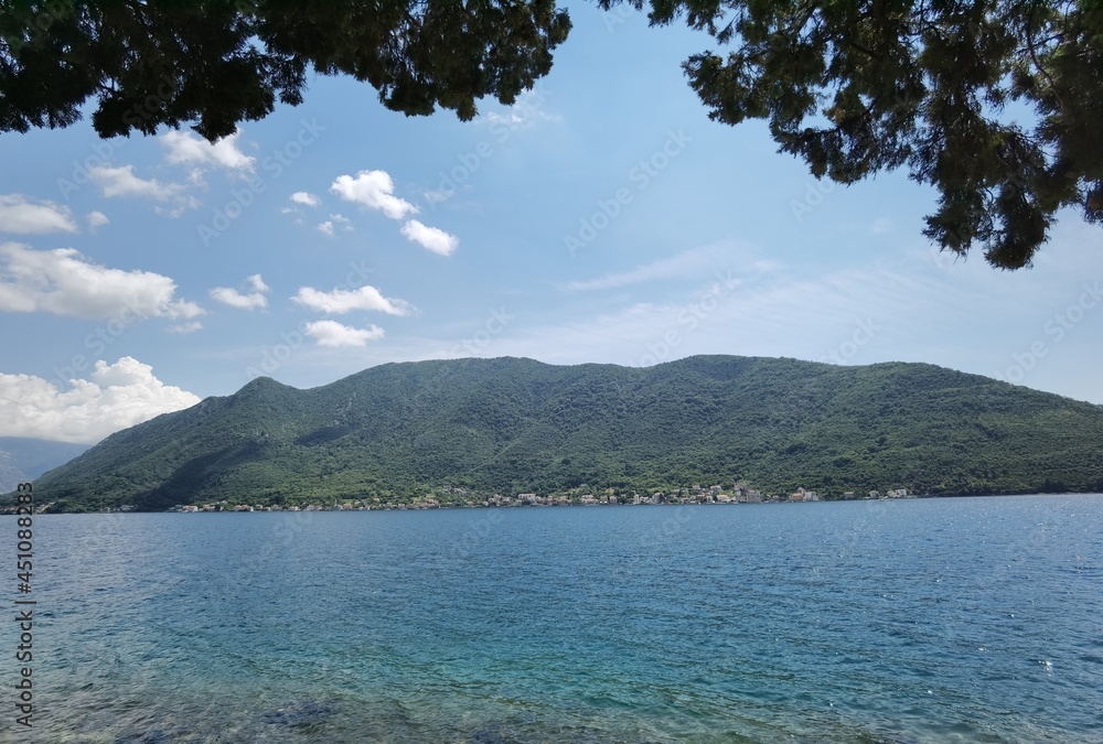 hot summer day in perast montenegro hot summer day in perast montenegro