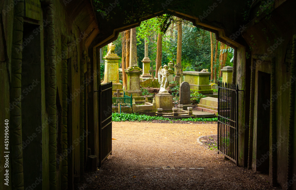 Highgate cemetery, London, UK