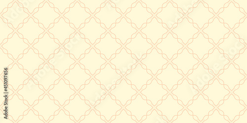 Vector seamless pattern with simple and modern ornament shapes illustration. Geometric background pattern design
