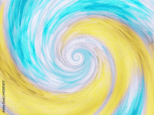 Abstract Spiral Digital Art Background Wallpaper