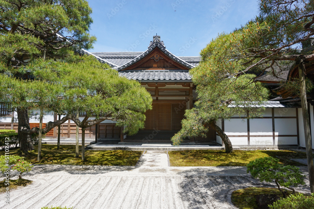 京都 銀閣寺の庫裏・大玄関