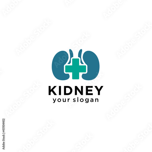 Kidney Care vector illustration design logo template symbol. Kidney Treatment icon