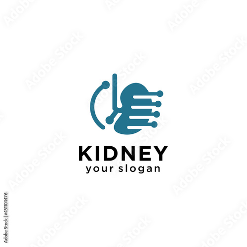Kidney Care vector illustration design logo template symbol. Kidney Treatment icon