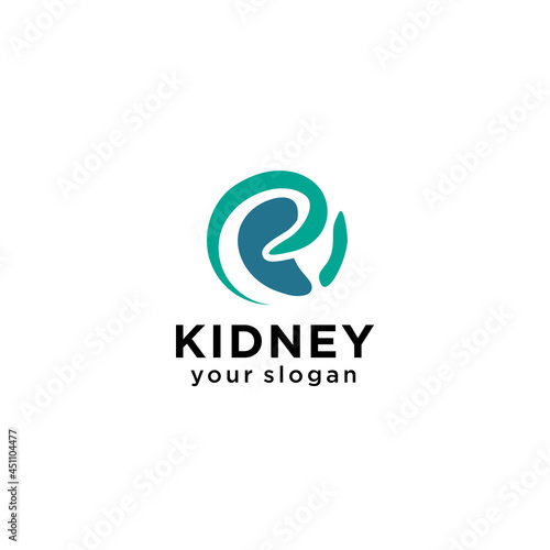 Kidney Care vector illustration design logo template symbol. Kidney Treatment icon