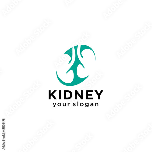 Kidney Care vector illustration design logo template symbol. Kidney Treatment icon