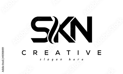 Letter SKO creative logo design vector 
