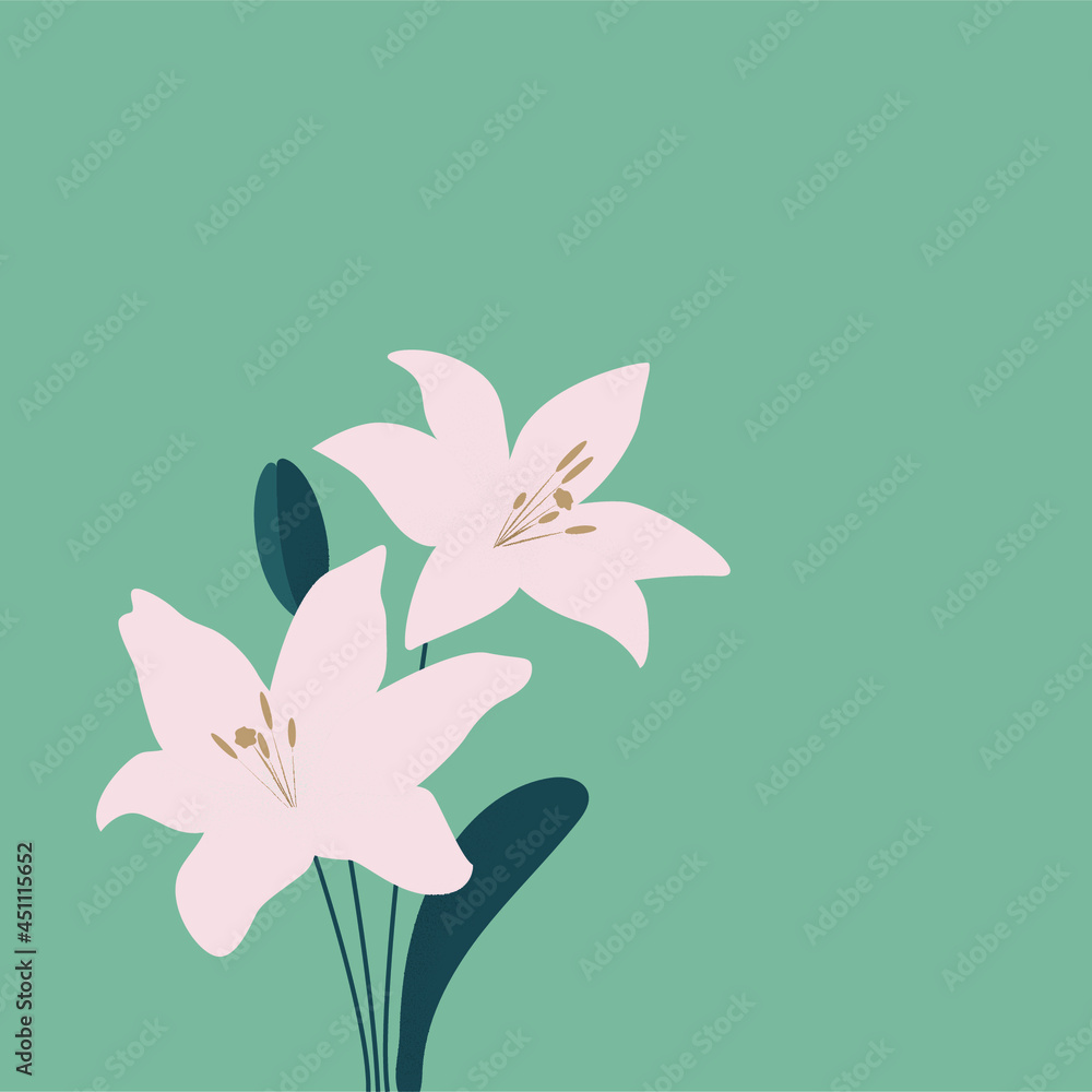 Lily of the valley. Vector illustration with flowers for graphic design Lily of the valley. Vector illustration with flowers for graphic design