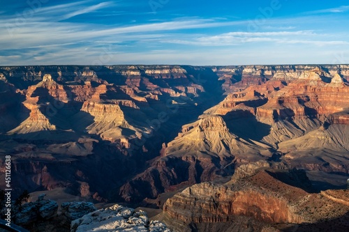 An overlooking landscape view of Grand Canyon National Park, Arizona © CheriAlguire