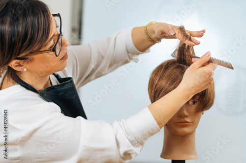 Hairstyling Starting Course Using Mannequin Doll