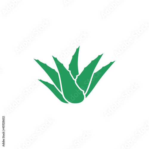 Aloe vera icon design illustration template