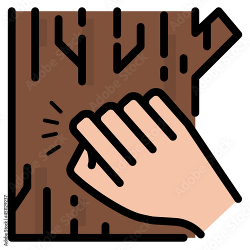 knock line icon