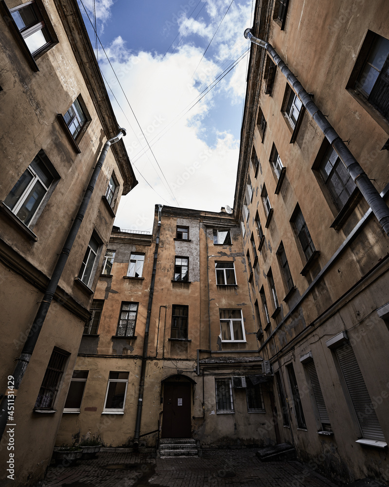 courtyards of the city of St. Petersburg