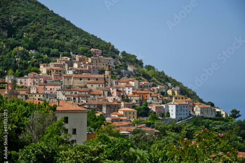 Panoramic view of Maratea, a medieval town in the Basilicata region, Italy. © Giambattista