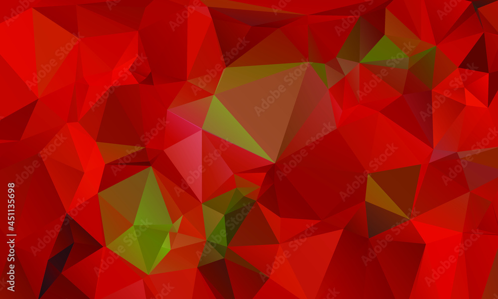 Abstract Red Color Polygon Background Design, Abstract Geometric Origami Style With Gradient Abstract Red Color Polygon Background Design, Abstract Geometric Origami Style With Gradient