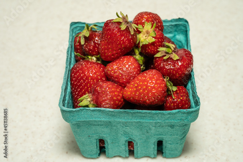 Strawberry punnet photo