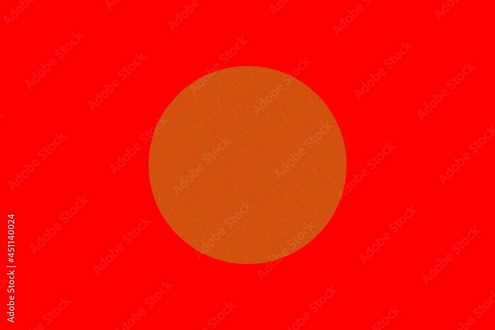 Golden circle in the center of the red background (Japanese flag like) Golden circle in the center of the red background (Japanese flag like)