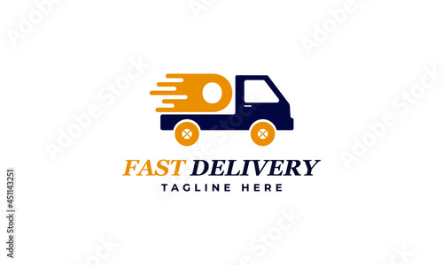 Letter O Fast Delivery Service Logo Vector Design Template. Alphabet O Courier Logo Icon Design. Delivery Express Logo Design